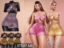 Kaithleen's Platinum Pulse Dress - Blush - Strip Me PBR · LaraX · PetiteX · Reborn · Legacy · Perky · NHumana · Waifu