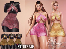 Kaithleen's Platinum Pulse Dress - Sunset - Strip Me PBR · LaraX · PetiteX · Reborn · Legacy · Perky · NHumana · Waifu