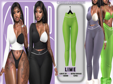 BODIED: Cakhez Leggings - Lime