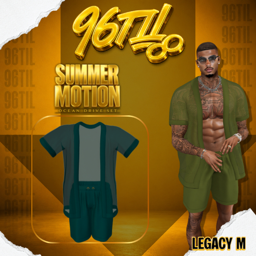 ocean drive set - teal