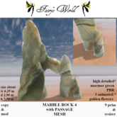 *Fairy`s World* MARBLE ROCK with PASSAGE +resizer 4 MESH