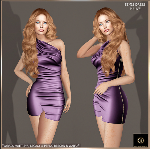 SAS - Semis Mauve Dress (LaraX & MB) 