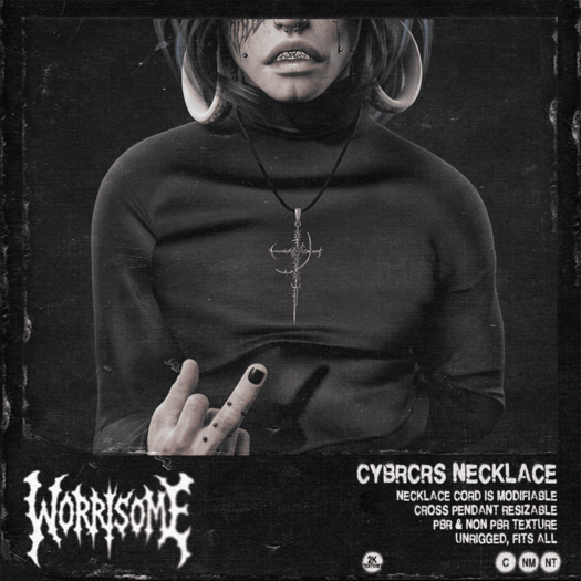 ⁘ CYBRCRS Necklace (PBR included)