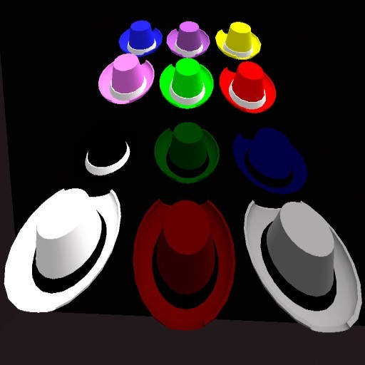 BOX OF 12 UNISEX COWBOY HATS WITH FULL PERMS