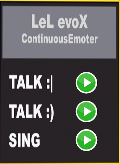 LeL Xtra HUD for continious talking and singing