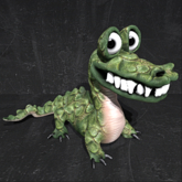 Cica's crocodile green