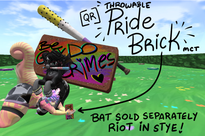 [QR]Throwable Pride Brick