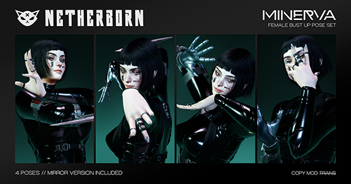 NETHERBORN // Minerva. Pose Pack