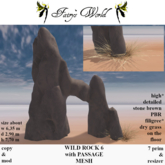 *Fairy`s World* WILD ROCK with PASSAGE +resizer 6 MESH