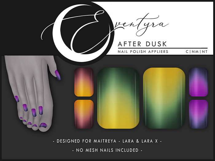 Eventyra - Maitreya Nail HUD - After Dusk