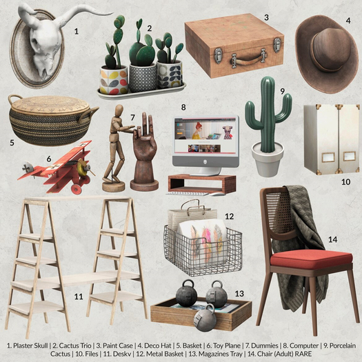 13 - [IK] Boho Home Office - Magazines Tray - COMMON