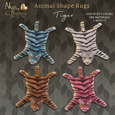 (NO) Animal Shape Rugs - Tiger