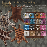 (NO) Animal Shape Rugs - All Animals