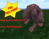 PBR Texture Alien Monster