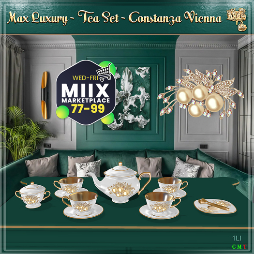 Max Luxury - Tea Set - Constanza Vienna