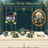 Max Luxury - Tea Set - Chinese Lotuses