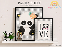Panda Shelf /Lullabeebs/Toddleedoo/Zooby Animesh{Pink & Blue}