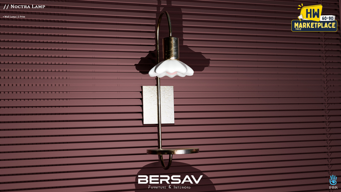 [Bersav] Noctra // Wall Lamp [Happy Weekend]