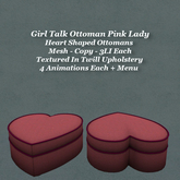 Girl Talk Qttoman Pink Lady1