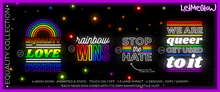 LetMeGlow Equality NEON SIGNS Collection FATPACK