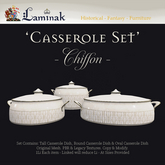 Laminak - Casserole Dishes Set - Chiffon