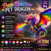 Ultimate Pride Rainbow Pet Dragon – Interactive Follow Companion with Pride Themes & Rainbow Breath Effects