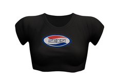 Crew neck Crop top SUPER BLACK Sexsi