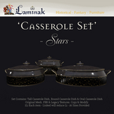 Laminak - Casserole Dishes Set - Stars