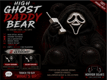 MoonForge - WhatsUp Ghost Daddy Bear- Decor/Held