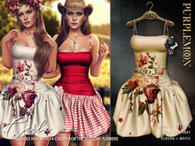 :: pm :: Carla Dress -floral gold-
