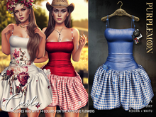 :: pm :: Carla Dress -blue plaid-