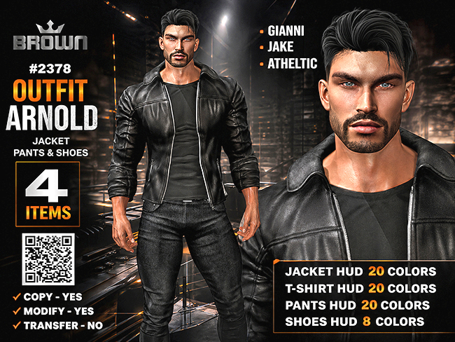 2378 OUTFIT ARNOLD Jacket Pants & Shoes V2