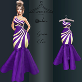 Add me - Reborn Gown Cloe Purple - Yellow