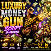 Luxury Money Gun Script (Rain Mode) | FULL PERM SCRIPT! | Make it rain—premium cash cannon chaos.