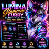 Lumina Glamour Furry Script HUD Pro | FULL PERM SCRIPT! | Turn your furry look into lumina glamour—layered, glowing, cus