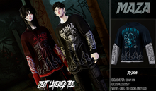 MAZA - ZECT LAYERED-TEE - BLUE