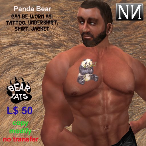 Bear Tattoo: Panda