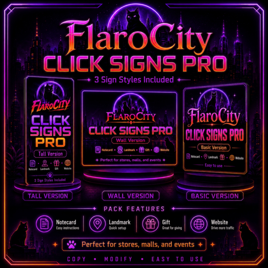 FlaroCity Click Signs Pro
