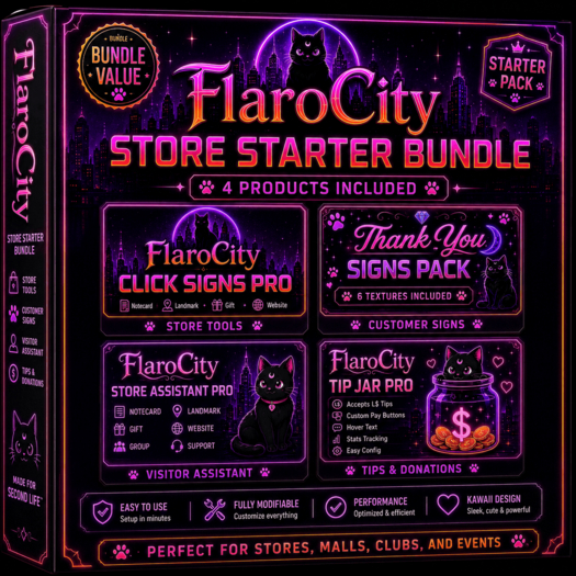 FlaroCity Store Starter Bundle