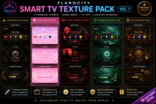FlaroCity Smart TV Texture Pack Vol. 1