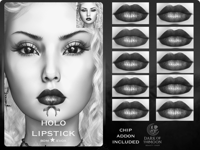 D&M  Lipstick BOM - Holo Lips Evox Demo