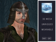 {AB} Leather Helmet - 3D Mesh