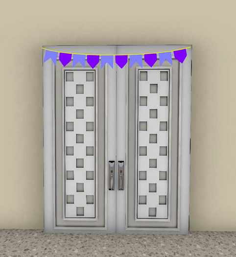 Flag for wall and door Purple 