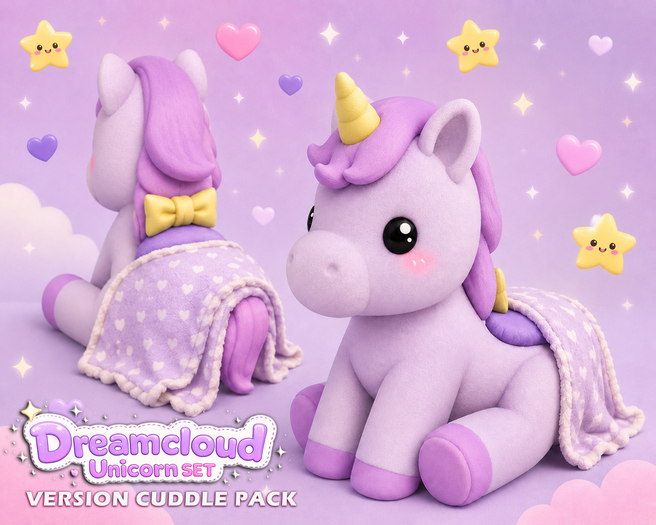 EVH Dreamcloud Unicorn CUDDLE SET