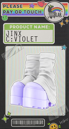 Blah. JINX - Warmer Platforms - Violet 