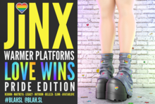 Blah. JINX - Pride Warmer Platforms - Love Wins