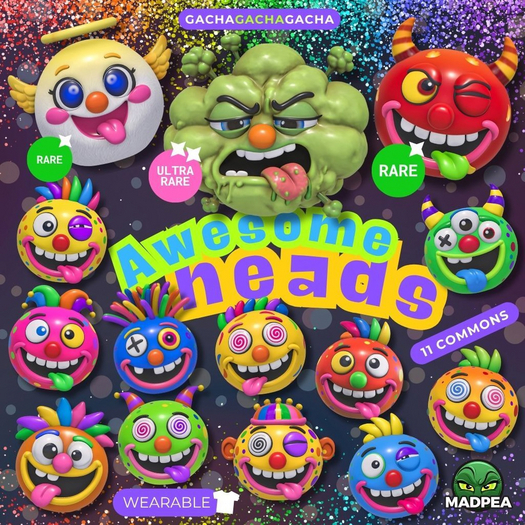 MadPea Awesome Heads - Diablo RARE (add)