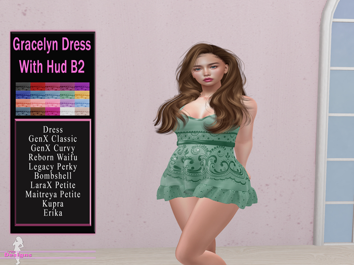 Gracelyn Dress With Hud B2