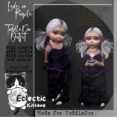 Eclectic Kittens - Lil Lady in Purple - TD - Rez Unpack