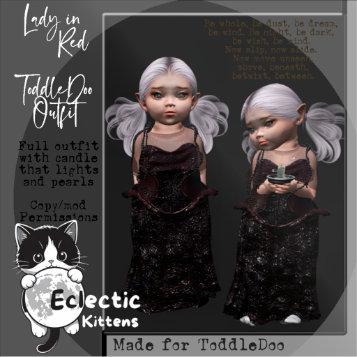 Eclectic Kittens - Lil Lady in Red - TD - Rez Unpack